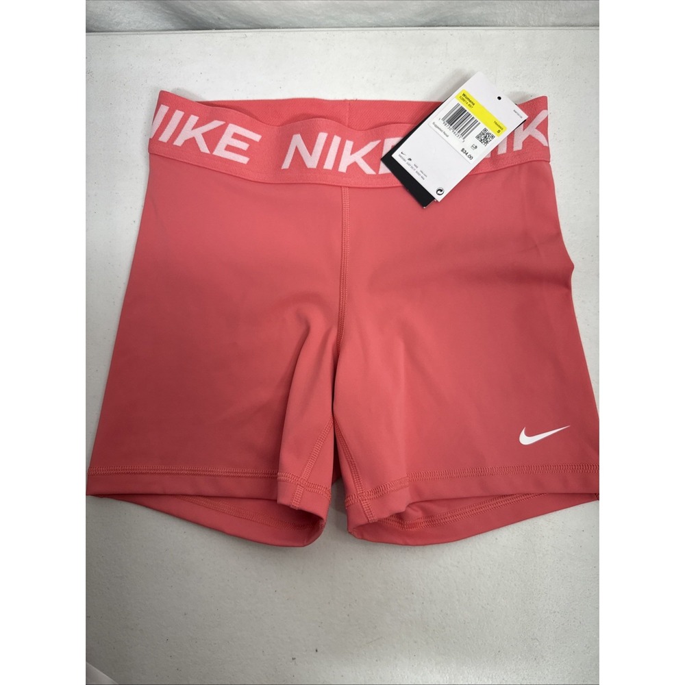 Nike Dri Fit Women's Training 5" Shorts IQ8614-897 Coral  Size S